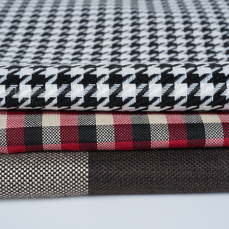 X* X Plaid Polyester linteo Fabric