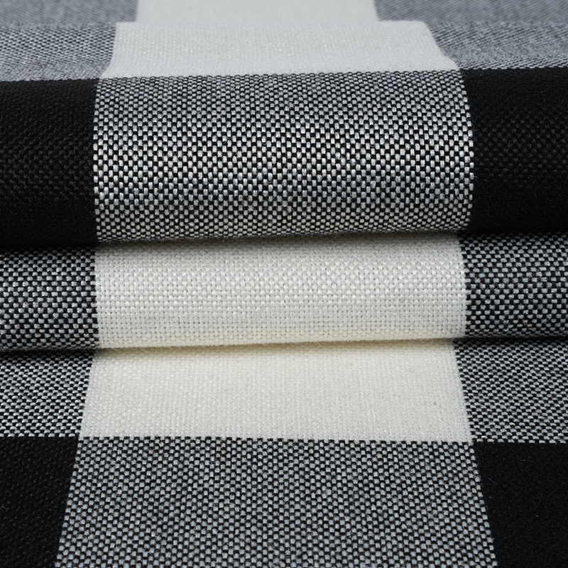 X* X Plaid Polyester linteo Fabric