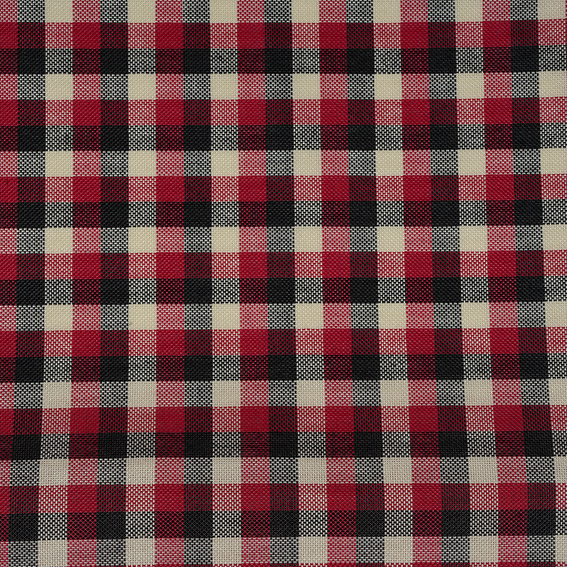 I * I Plaid Polyester linteo Fabric
